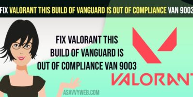 Valorant This Build of Vanguard is Out of Compliance VAN 9003