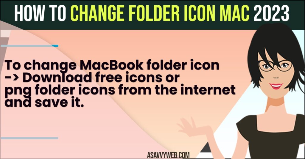 How to Change Folder Icon Mac 2023