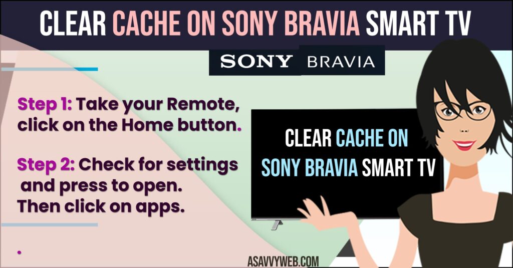  Clear Cache on Sony Bravia Smart tv