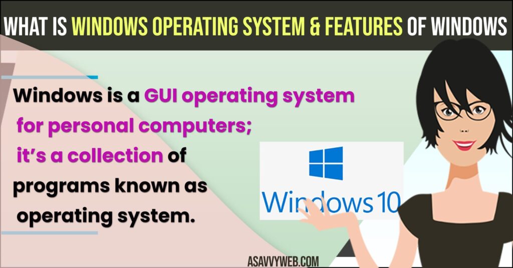 Windows Operating System & Features of Windows