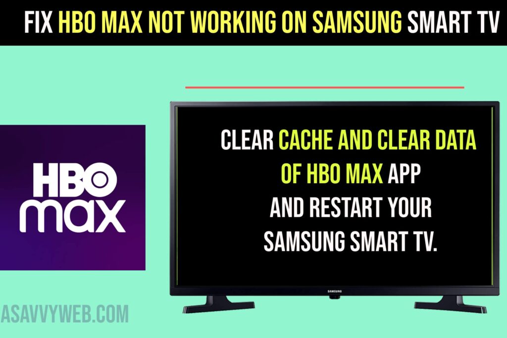 clear cache and clear of hbo max app 