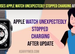 Fix and Causes Apple Watch Unexpectedly Stopped Charging After Update
