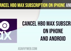 Cancel HBO Max Subscription on iPhone and Android