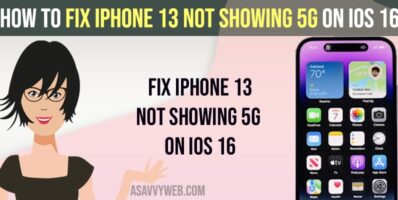 Fix iPhone 13 not showing 5G on iOS 16