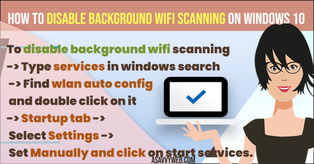 How to Disable Background WiFi Scanning on Windows 10