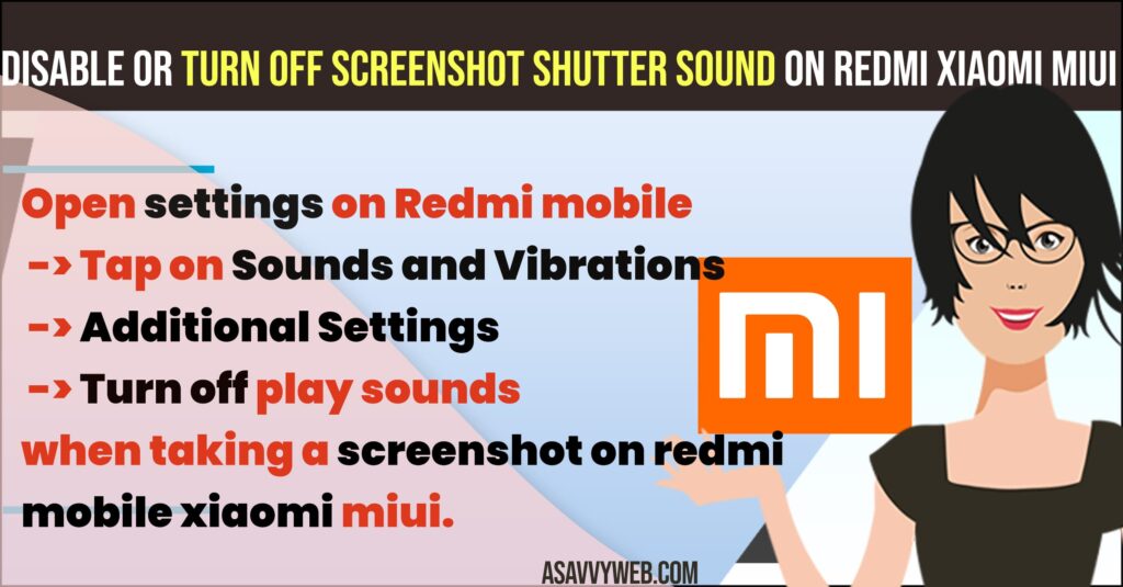 Turn off Screenshot Shutter Sound on Redmi Xiaomi MIUI