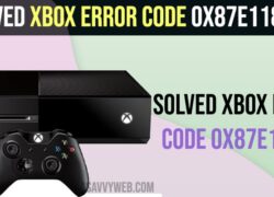 Solved Xbox Error Code 0x87e11838