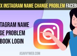 instagram name change problem Facebook Login