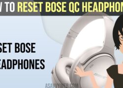 How to Reset Bose QC Headphones
