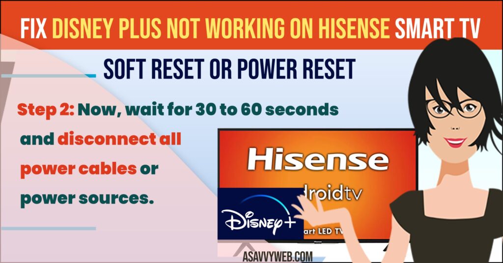 soft reset hisense smart tv and fix disney plus stuck on logo