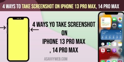 Take Screenshot on iPhone 13 Pro Max, 14 Pro Max