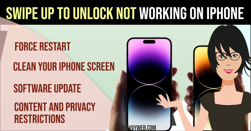 fix Swipe Up to Unlock Not Working on iPhone