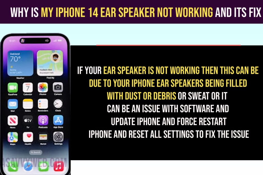 Fix iPhone 14 Ear Speaker Not Working