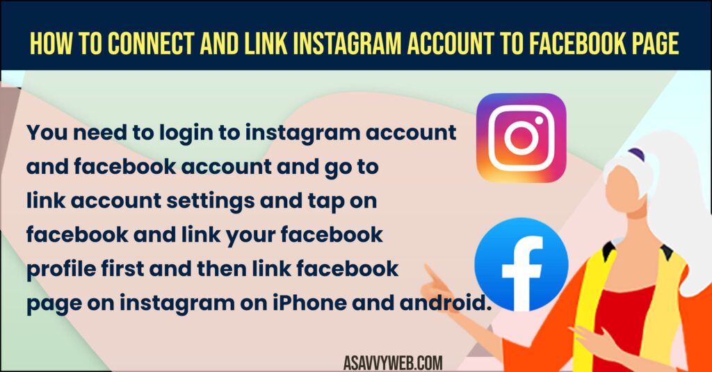Link Instagram Account To Facebook Page