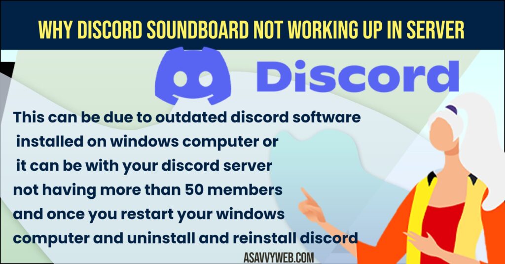 Discord Soundboard Not Working in Server 