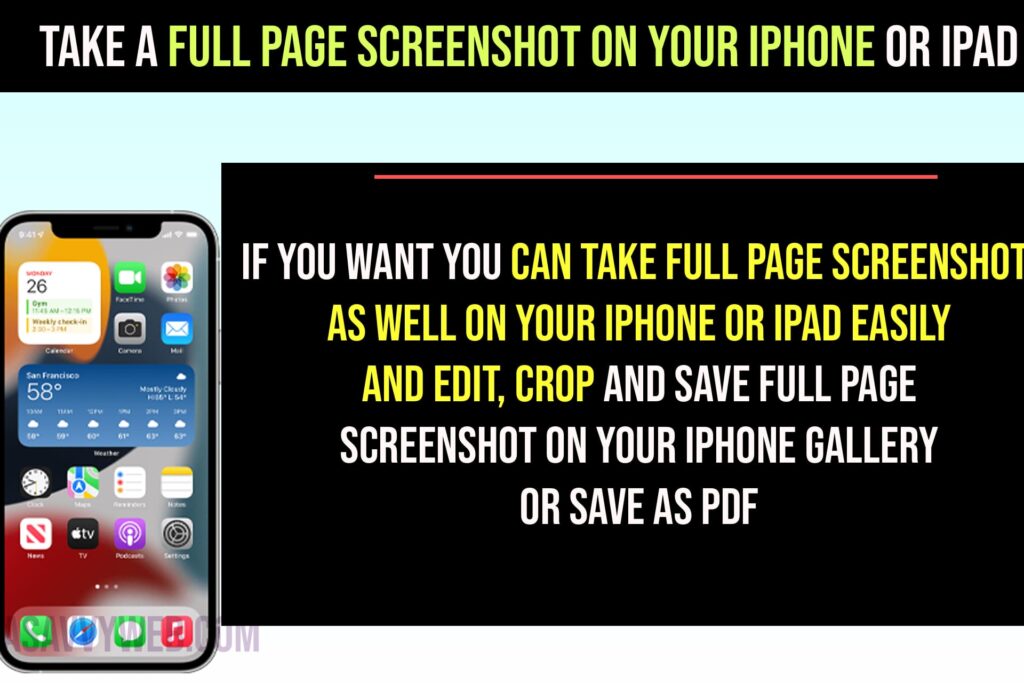 How to Take a Full Page Screenshot on Your iPhone or iPad