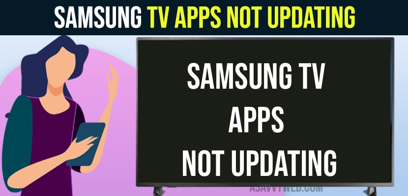 samsung tv not updating apps