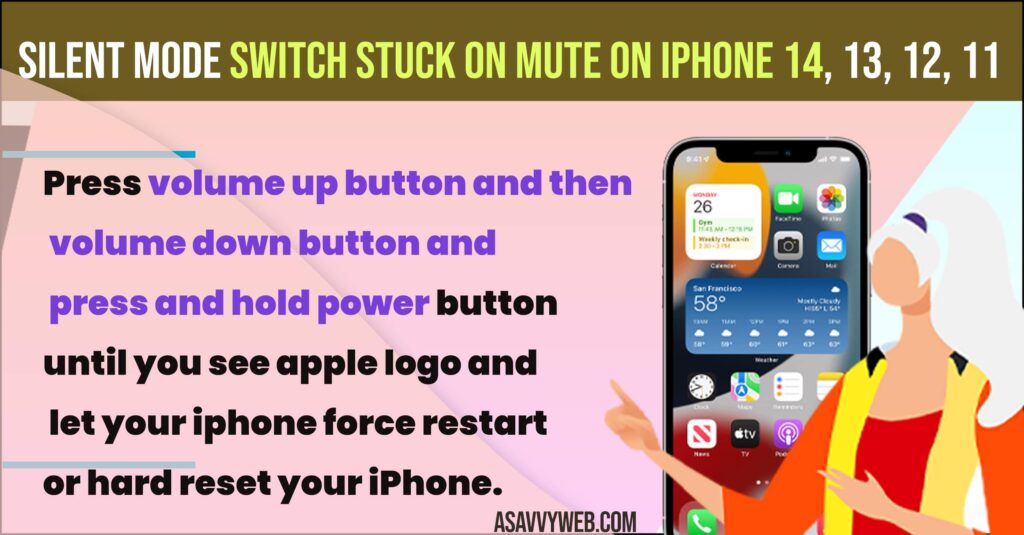 Fix Silent mode switch stuck on mute on iPhone 14, 13, 12, 11