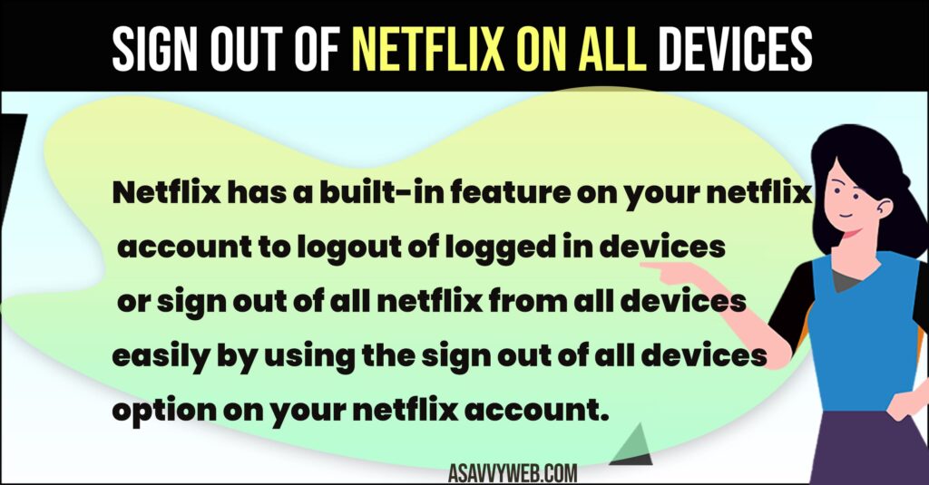 Sign Out of Netflix on All Devices