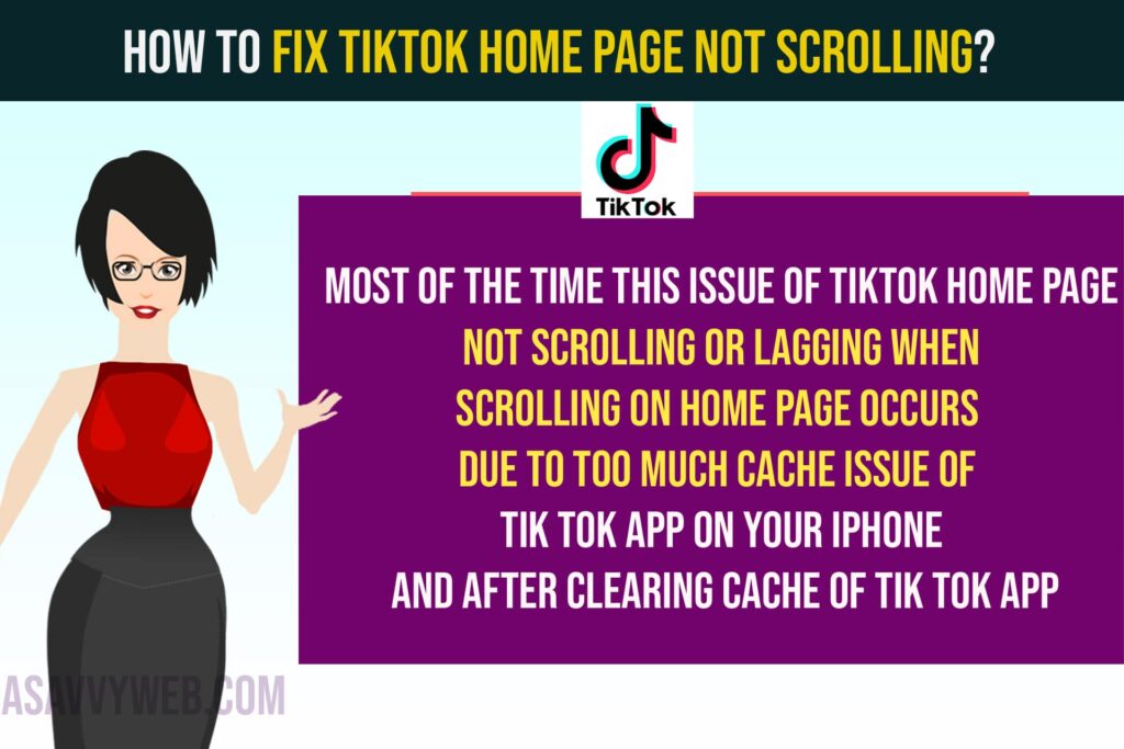 Fix Tiktok Home Page Not Scrolling?