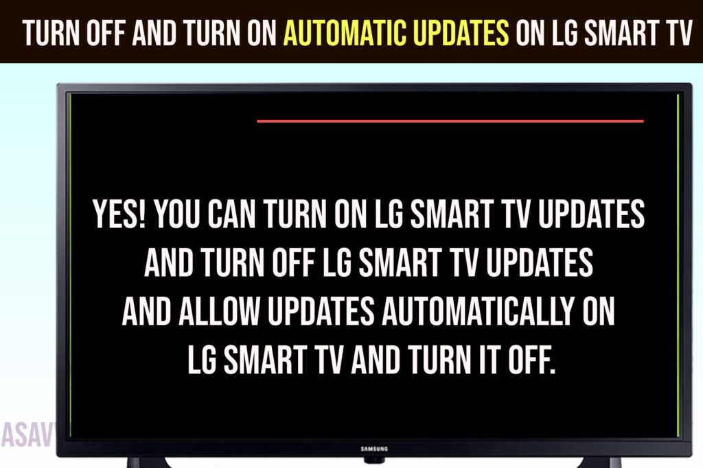 Turn on Automatic Updates on LG Smart tv