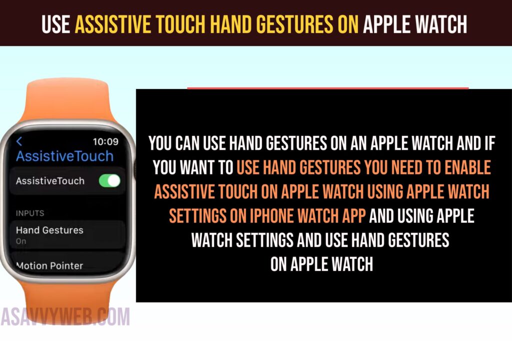 Use Assistive Touch Hand Gestures on Apple Watch