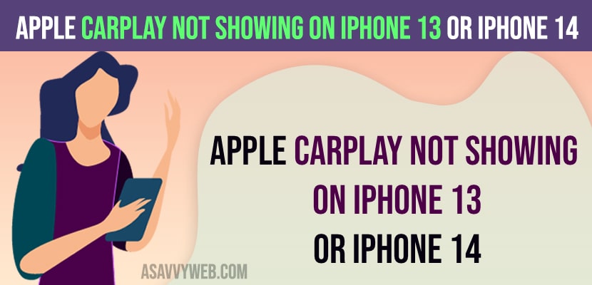 Apple CarPlay Not Showing On iPhone 13 or iPhone 14-min Apple CarPlay Not Showing On iPhone 13 or iPhone 14