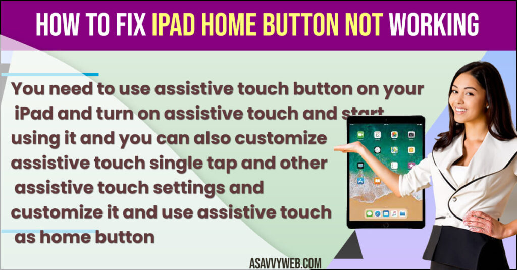 Fix iPad Home Button Not Working