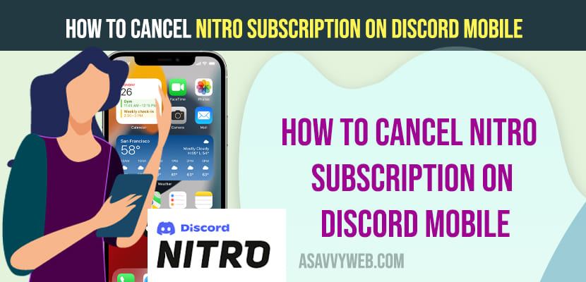 How to Cancel Nitro Subscription on Discord Mobile