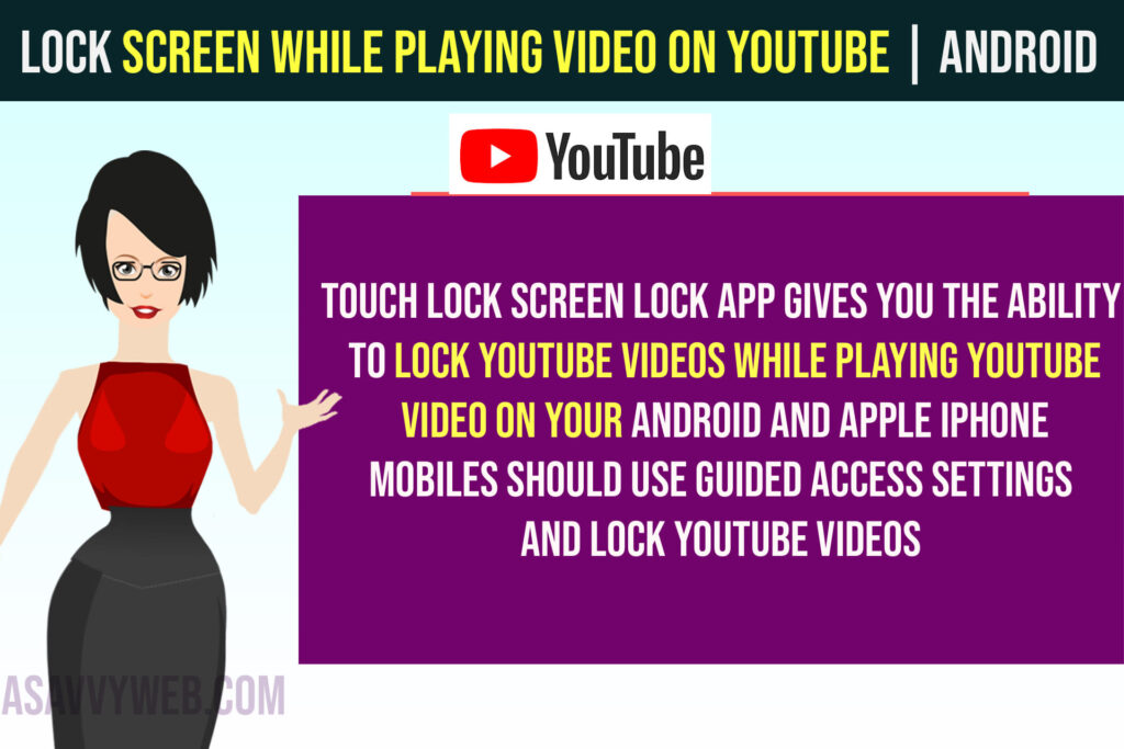 Lock Screen While Playing Video on YouTube | Android