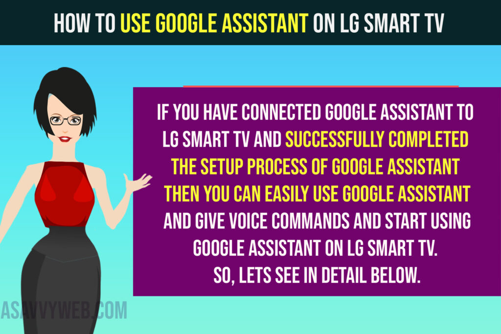 Use Google Assistant on LG Smart tv