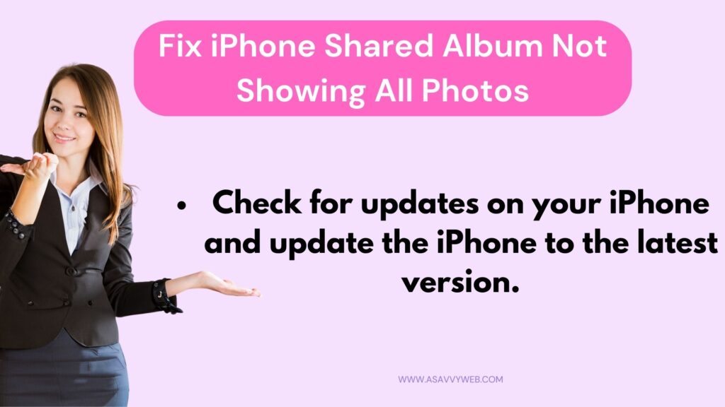 check for update and iphone to latest version of iOS