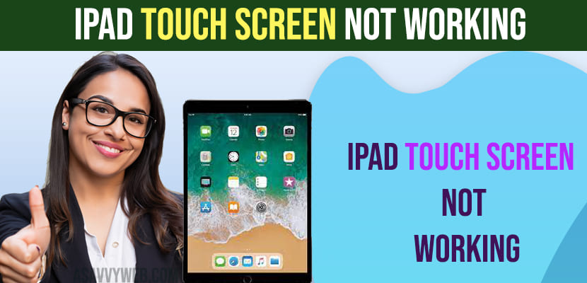 iPad Touch Screen Not Working