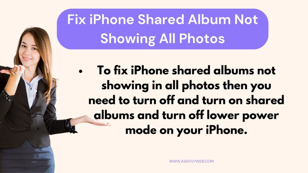 turn off and turn on shared album