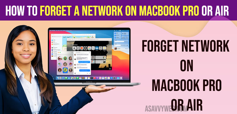 How to Forget a Network on MacBook Pro or Air