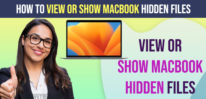 How to View or Show Macbook Hidden Files