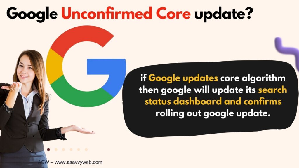Google updates core algorithm 