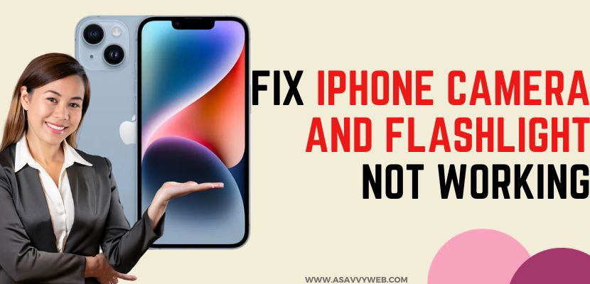Fix iPhone Camera and Flashlight Not Working