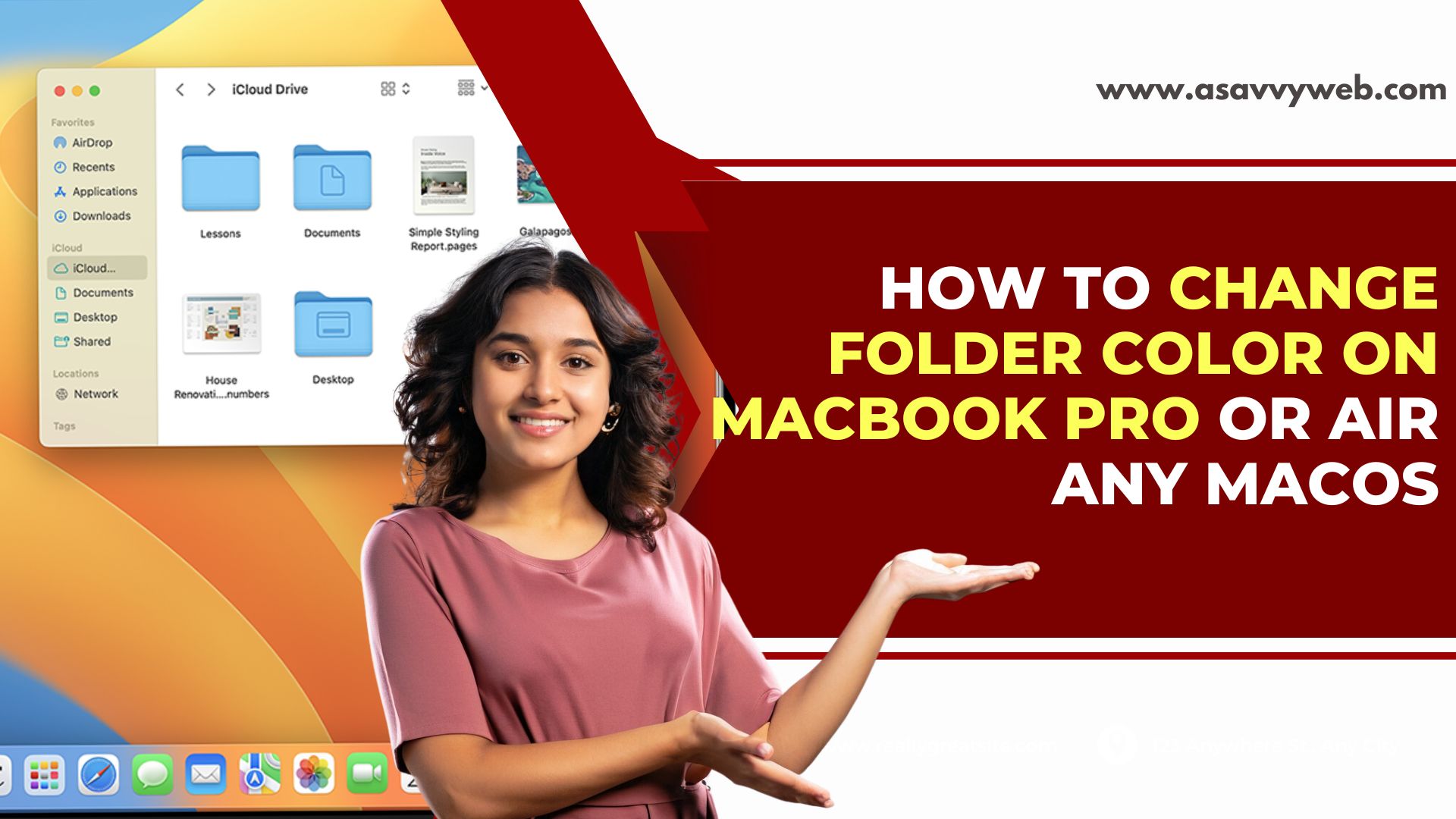 How to Change Folder Color on MacBook Pro or Air any MacOS