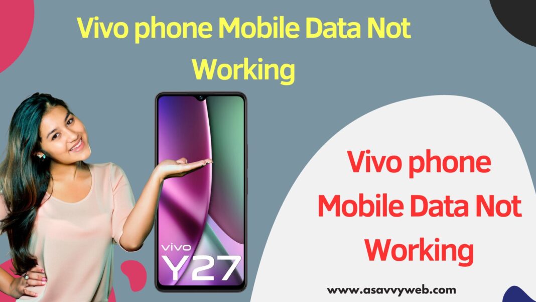 Vivo Phone Mobile Data Not Working