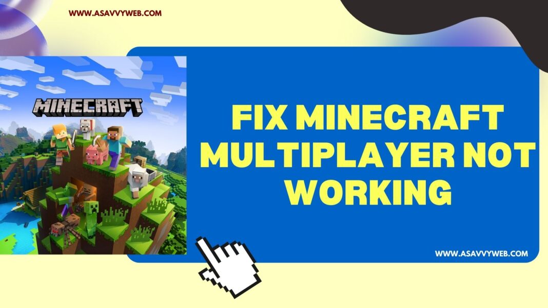 Fix Minecraft Multiplayer Not Working