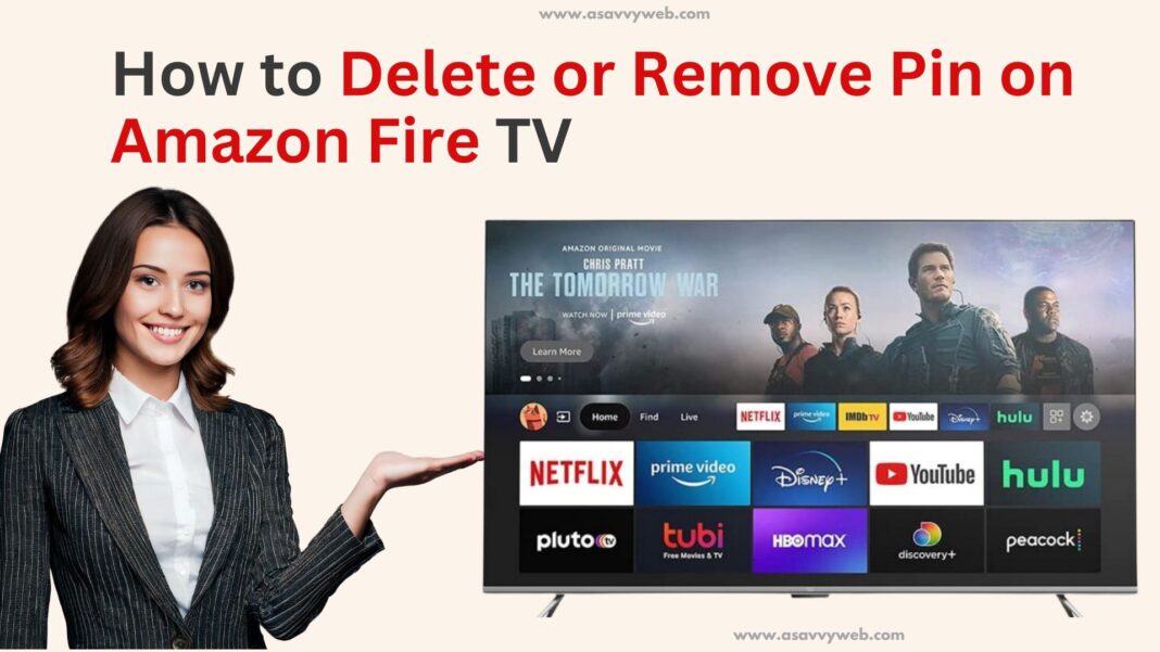How to Delete or Remove Pin on Amazon Fire TV