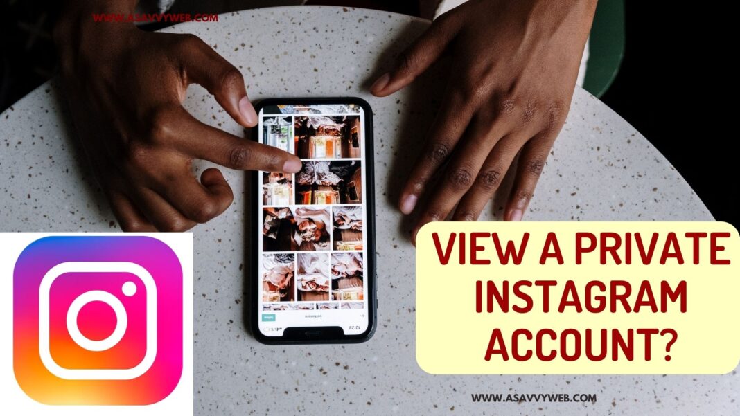 View a Private Instagram Account?