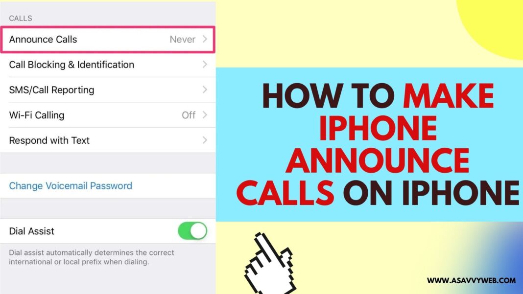 How to Make iPhone Announce Calls On iPhone