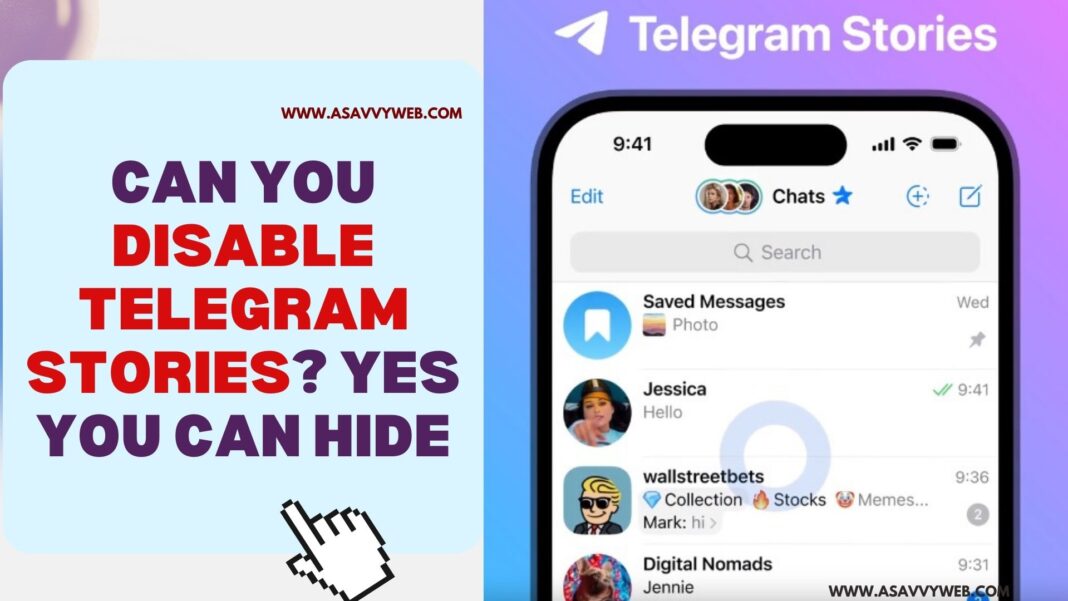 Can you Disable Telegram stories