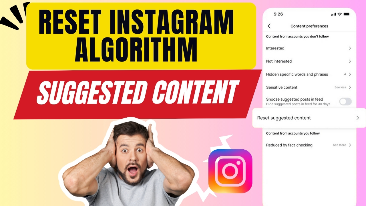 Error Code Instagram Algorithm Update How To Reset Instagram Algorithm Reset Suggested Content - A Savvy Web