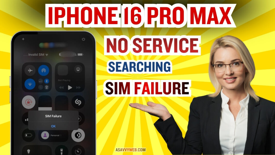 iPhone 16 Pro Max No Service